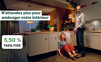 N'attendez plus pour aménager votre intérieur, T A E G fixe de 5,50%